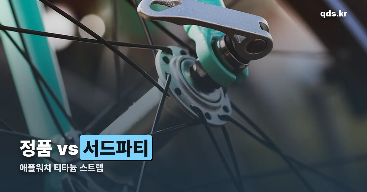 애플워치 티타늄 스트랩 정리 썸네일