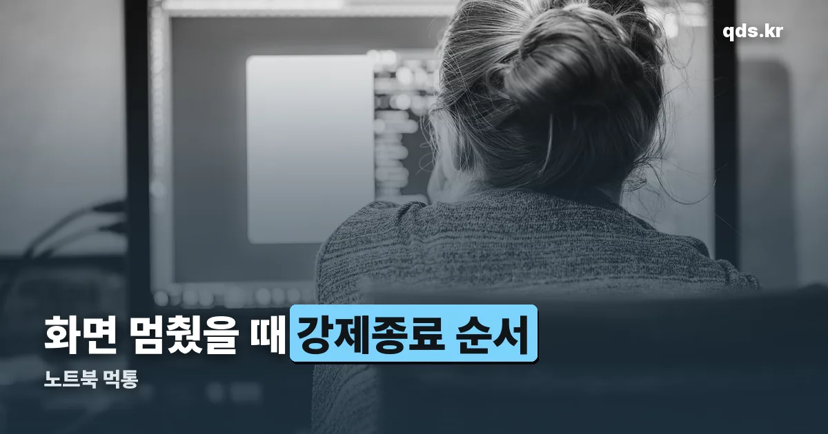 노트북 먹통 정리 썸네일