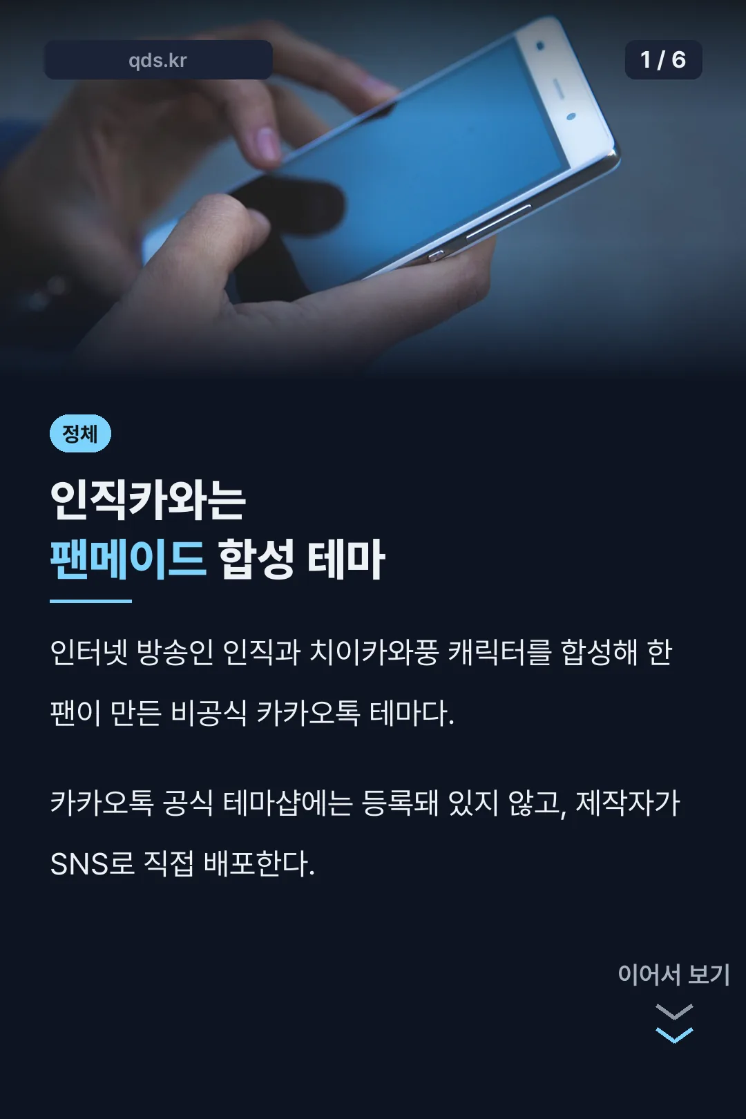 인직카와 테마 정체 설명